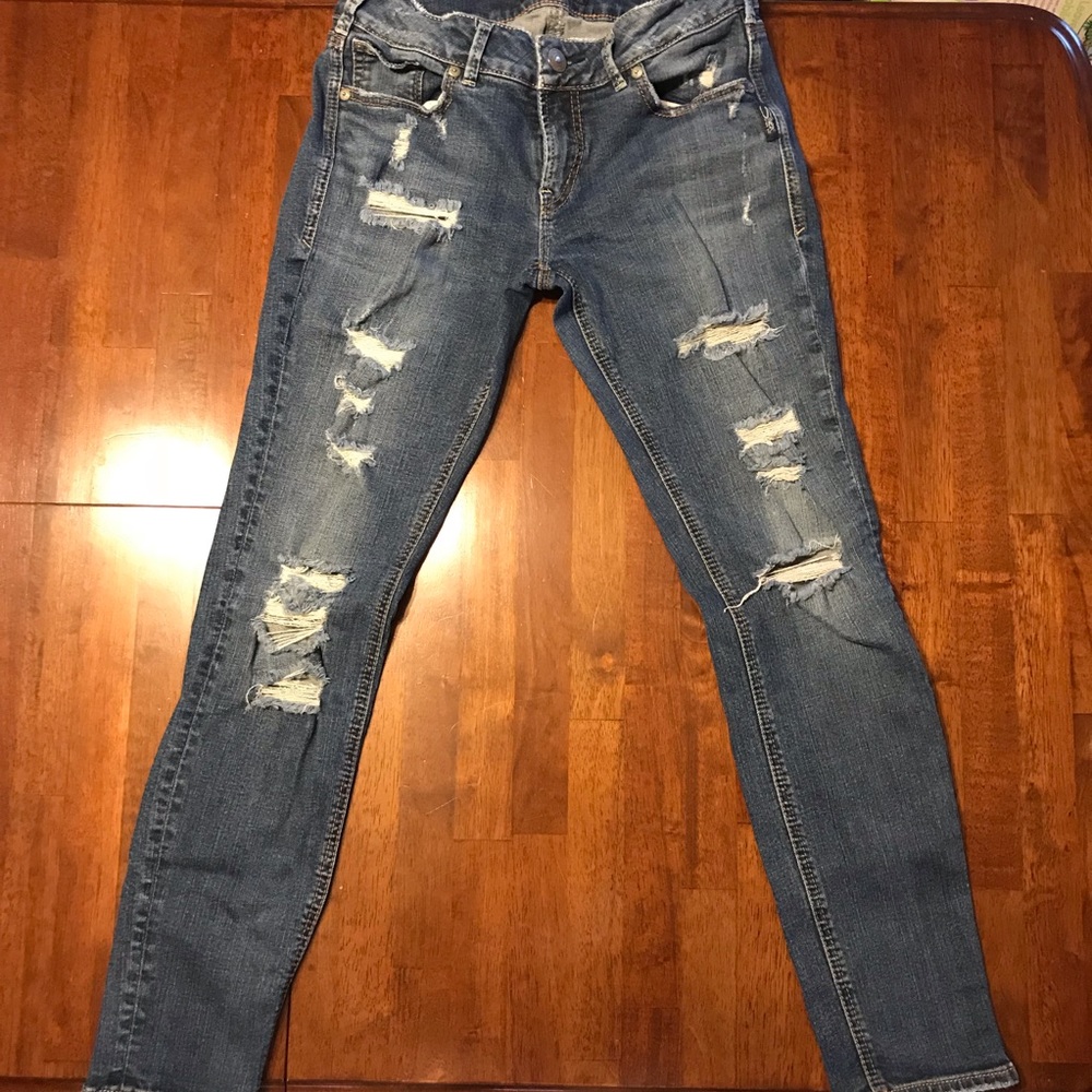 Silver Jeans Suji shredded skinny jean